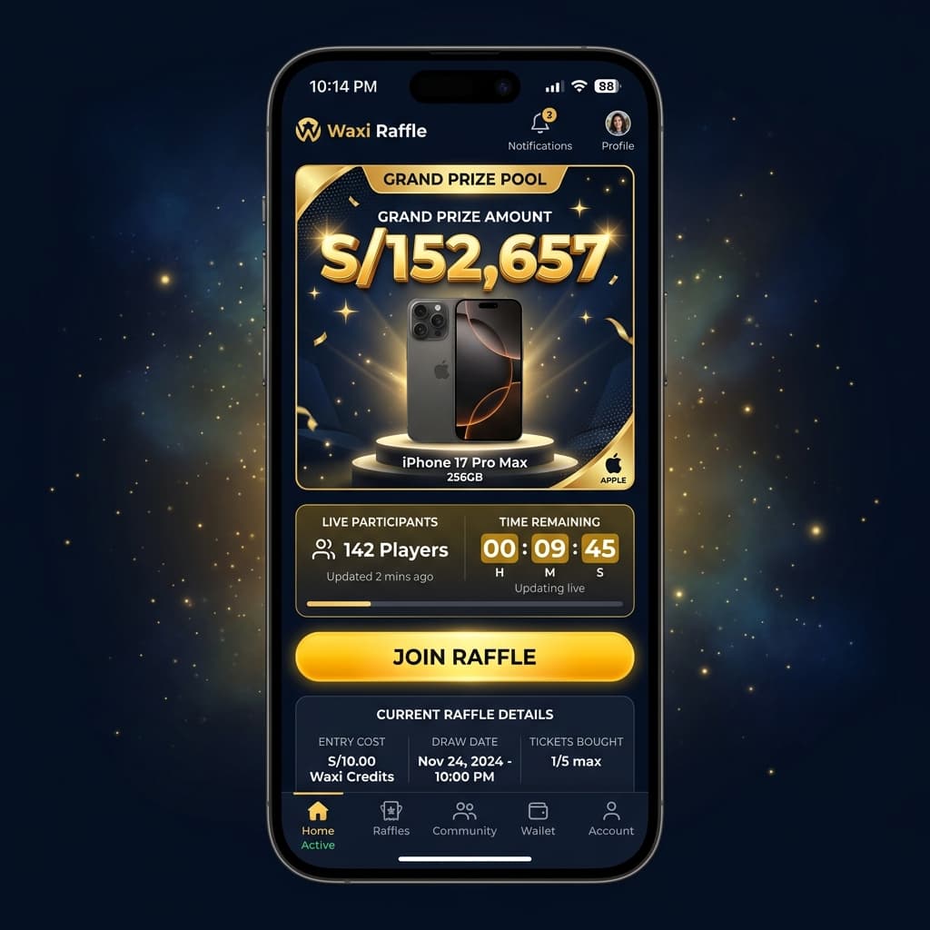 Waxi Community Prize Pool App